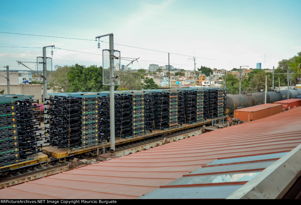 FTTX Flat Car with Truck Frames